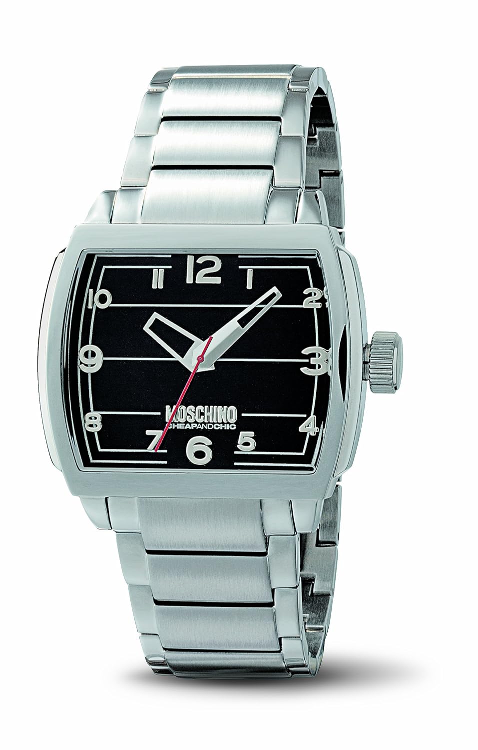 moschino 男式石英手表 mw0113带金属表带